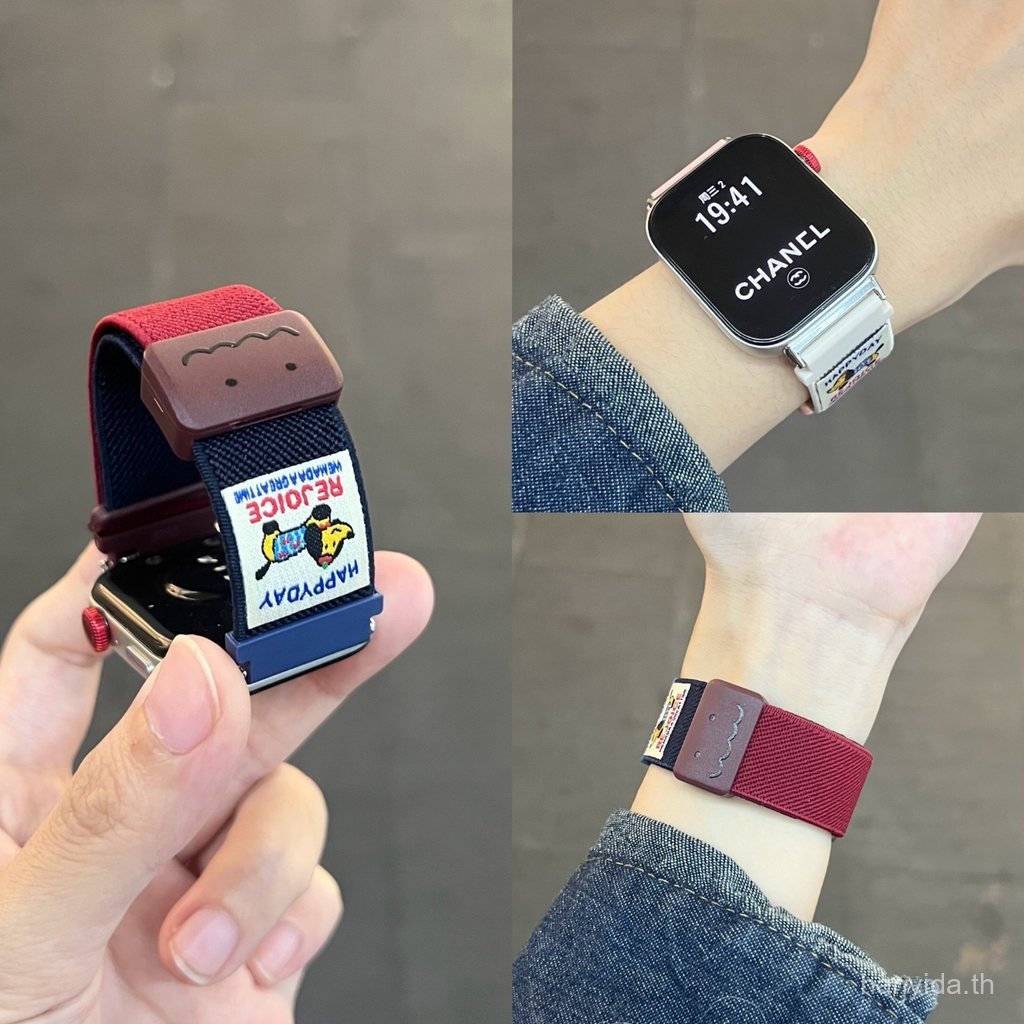 สายรัดแม่เหล็กไนลอนสําหรับ Huawei Watch Fit 5/Fit 5 Pro/Fit 4 Pro/Fit 3 สายแฟชั่น Correa