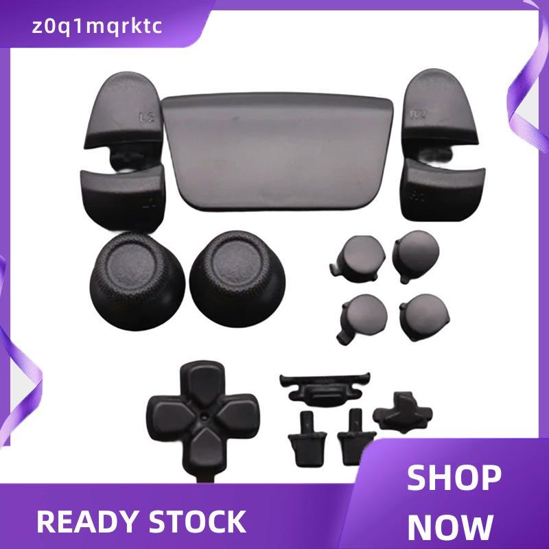 z0q1mqrktc 1 ชุดปุ่มเต็มรูปแบบสําหรับ 5 3.0 Thumb Sticks จอยสติ๊กหมวก L1 R1 L2 R2 D-Pad สําหรับ V3 C