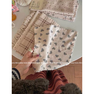 ผ้าเช็ดโต๊ะ แผ่นรองจาน ผ้าเช็ดโต๊ะ เช็ดมือ เช็ดจาน ผ้าอเนกประสงค์🧺 ผ้าสักหลาดปะการัง ดูดซับน้ำได้ดี พร้อมส่ง