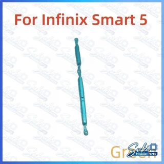 สําหรับ Infinix Smart 5 X657B、 X657 ปุ่มปรับระดับเสียงไฟปุ่มปุ่ม Flex Cable Keys ปุ่มปิดระดับเสียงปุ่มขึ้นลงด้านข้างอะ