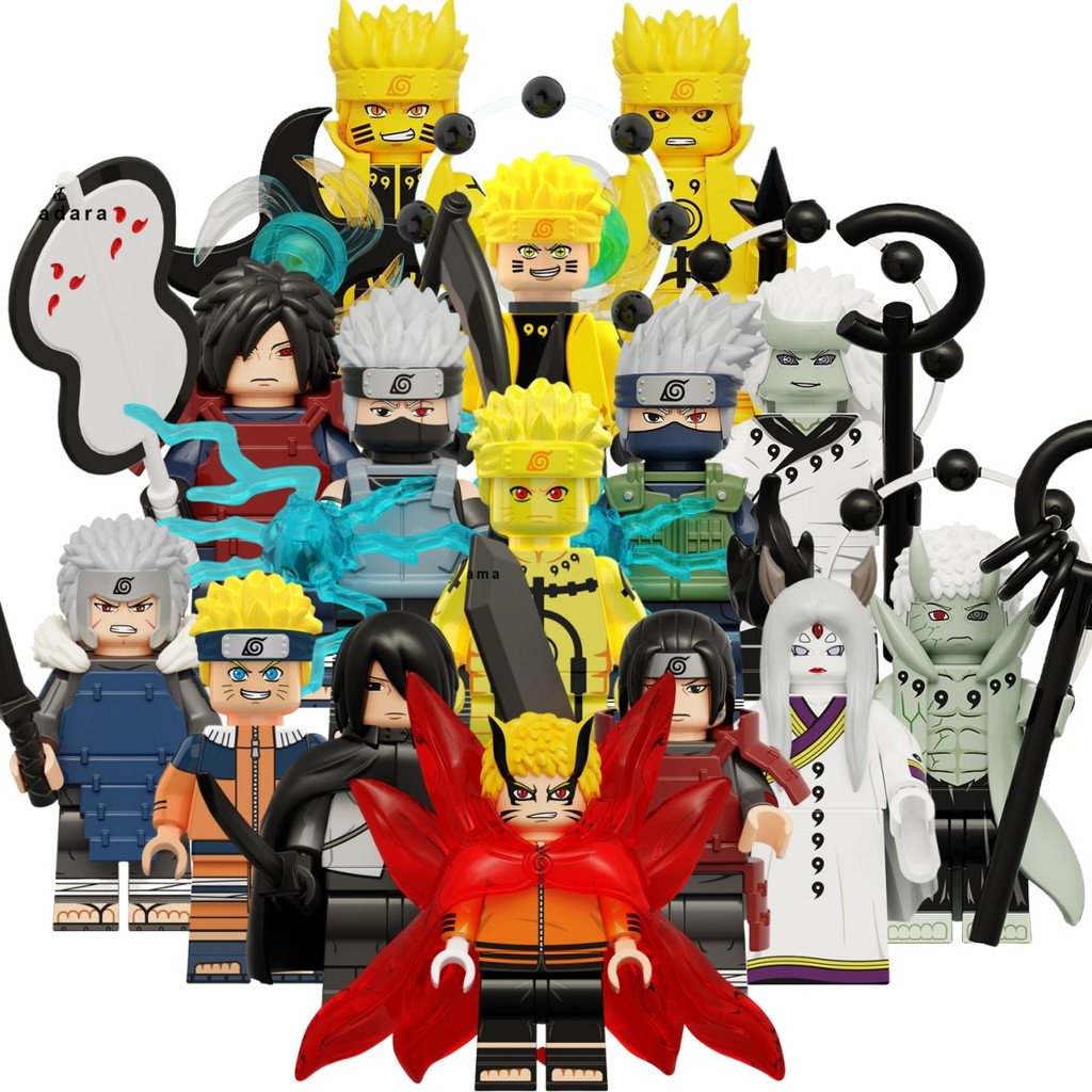 Naruto Action Figure Uchina Madara Hatake Kakashi Uchiha Obito Jiraiya Kaguya Uzumaki Naruto ของเล่น
