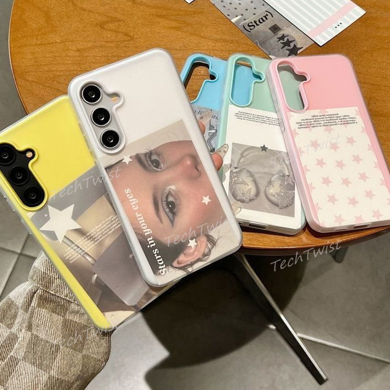 2in1 Candy เคสผิวด้าน For Samsung A55 A56 A05S A15 A07 A17 A06 A16 A37 A34 A35 A36 S24 S25 Ultra FE ซิลิโคนใส เคสเยลลี่