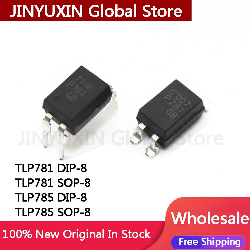 5 ชิ้น TLP781 P781 DIP-8 TLP781 SOP-8 TLP785 P785 DIP-8 TLP785 SOP-8 TLP781GB TLP785GB ชิป IC ขายส่ง