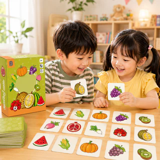 พร้อมส่ง ไพ่เกมจับคู่หาจุดแตกต่าง เกมปาร์ตี้เล่นหลายคน เกมโต้ตอบพ่อแม่ลูก สนุกกิจกรรมครอบครัว ของเล่นเพื่อการพัฒนาเด็ก
