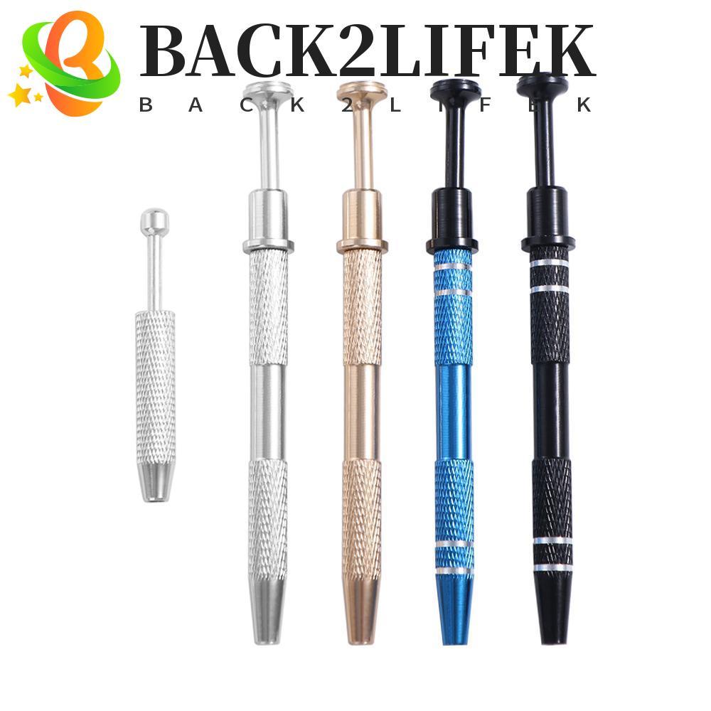 BACK2LIFEK คลิปสี่กรงเล็บ, สแตนเลสสะดวก Gripping อุปกรณ์ Pick-up, เครื่องมือซ่อมโทรศัพท์แบบพกพามัลติฟังก์ชั่นเรียว IC Extractor Pickup Grasp อะไหล่