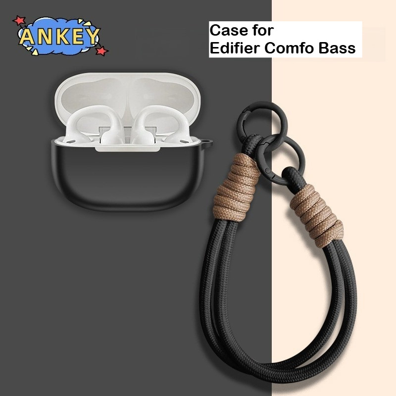 For Edifier Comfo Bass Protective Case Nylon Lanyard Soft Cover Shells Washable Housing Anti Dust Sleeve Hand Rope Strap Accessories