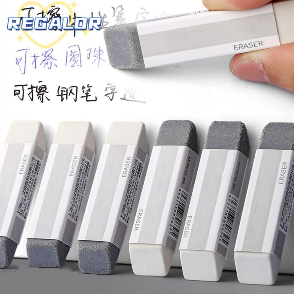 REGALOR0G 1PCS Frosted Eraser, Matte Dual-use Sand Eraser, Multi-functional Traceless Student Gift P