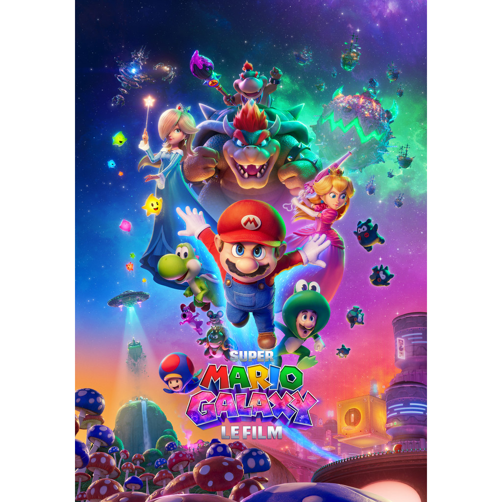 SF The Super Mario Galaxy Movie Blanket ผ้าห่มลายภาพยนตร์ เดอะ ซูเปอร์มาริโอ กาแล็คซี่ มูฟวี่