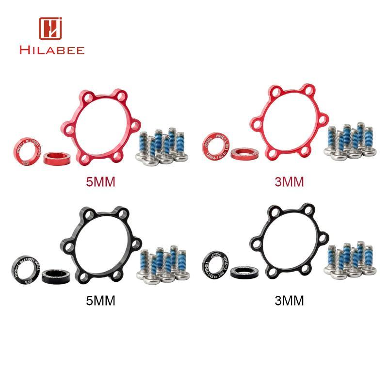 HILABEE Racing Hub Center ล็อคอะแดปเตอร์อลูมิเนียม Hub จักรยานด้านหลัง Hub สําหรับ BMX MTB กรอบอุปกร