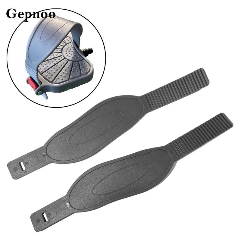 Gepnoo เครื่องขี่จักรยานจักรยานเหยียบสายรัดปรับพลาสติก Antislip Footrest เข็มขัด Universal อุปกรณ์เสริมสําหรับชิ้นส่วนจักรยาน