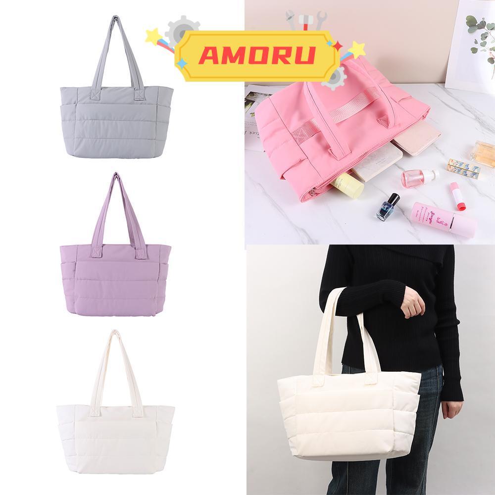 AMOR12U7 กระเป๋าถือผู้หญิง, กระเป๋าหลายช่อง Casual Tote Bag, อเนกประสงค์ความจุขนาดใหญ่ Messenger กระ