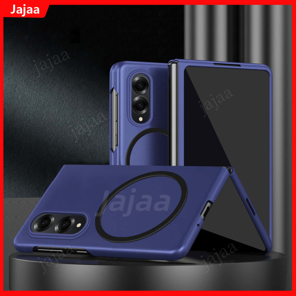 เคสรู้สึกผิวบางพิเศษสําหรับ Samsung Galaxy Z พับ 8 พับกว้าง 8 7 6 5 4 3 Fold8 Fold7 5G สําหรับ Magsafe แม่เหล็กชาร์จไร้สายฝาครอบป้องกัน