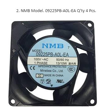 NMB 09225PB-A0L/A1L/B0L/B2L/B3L/B4L-EA 9225 พัดลมตู้ 115V/220V