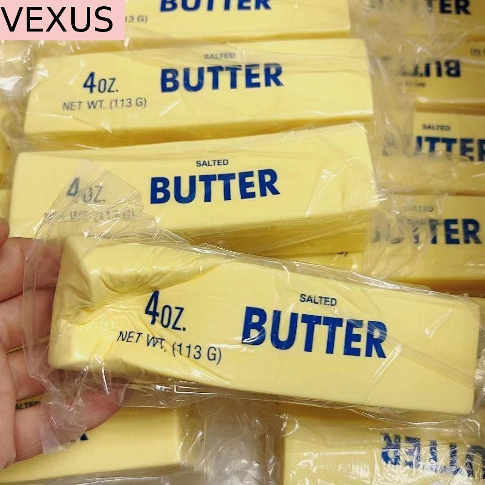 VEXUS นุ่มช้า Rebound Butter Stick, Release Hand Sensory Butter Stick บีบของเล่น,นวดของเล่นผ่อนคลายของขวัญ Anti Stress 14.5 ซม.สมจริง Butter Sticks เด็ก