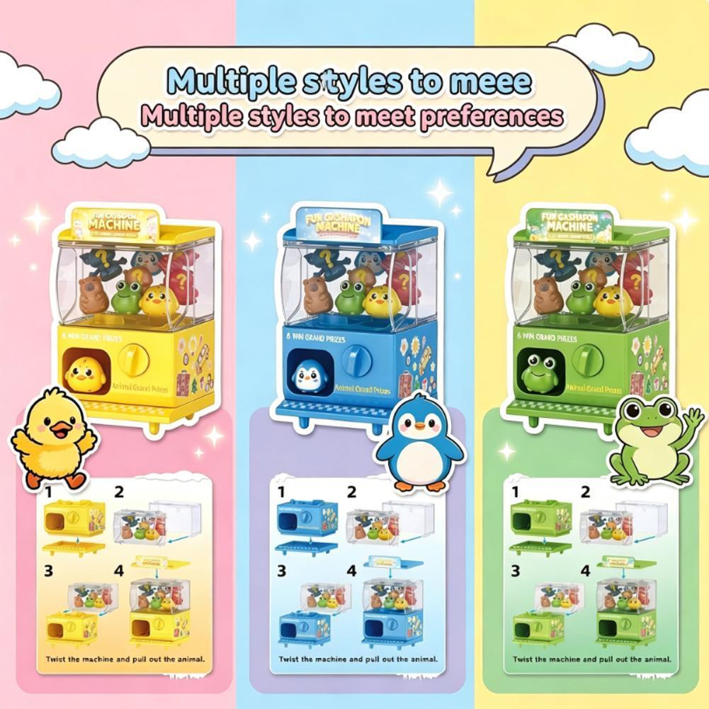 ใหม่ Mini Claw Machine สําหรับเด็ก Home Gumball Crain รางวัลของเล่นของขวัญวันเกิดขนาดเล็ก P6D2