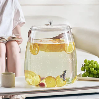 [พร้อมส่ง] 25L ถังน้ำเย็นความจุใหญ่ พร้อมก๊อกน้ำ ทนตกไม่แตก ชงชาผลไม้ ใส่น้ำแข็ง