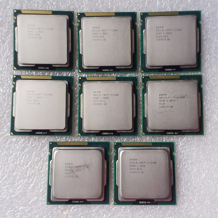 Intel Core i5-2500K / i5-2500 / i5-2400 Socket 1155 โปรเซสเซอร์ 2nd Generation i5 2400 i5 2500