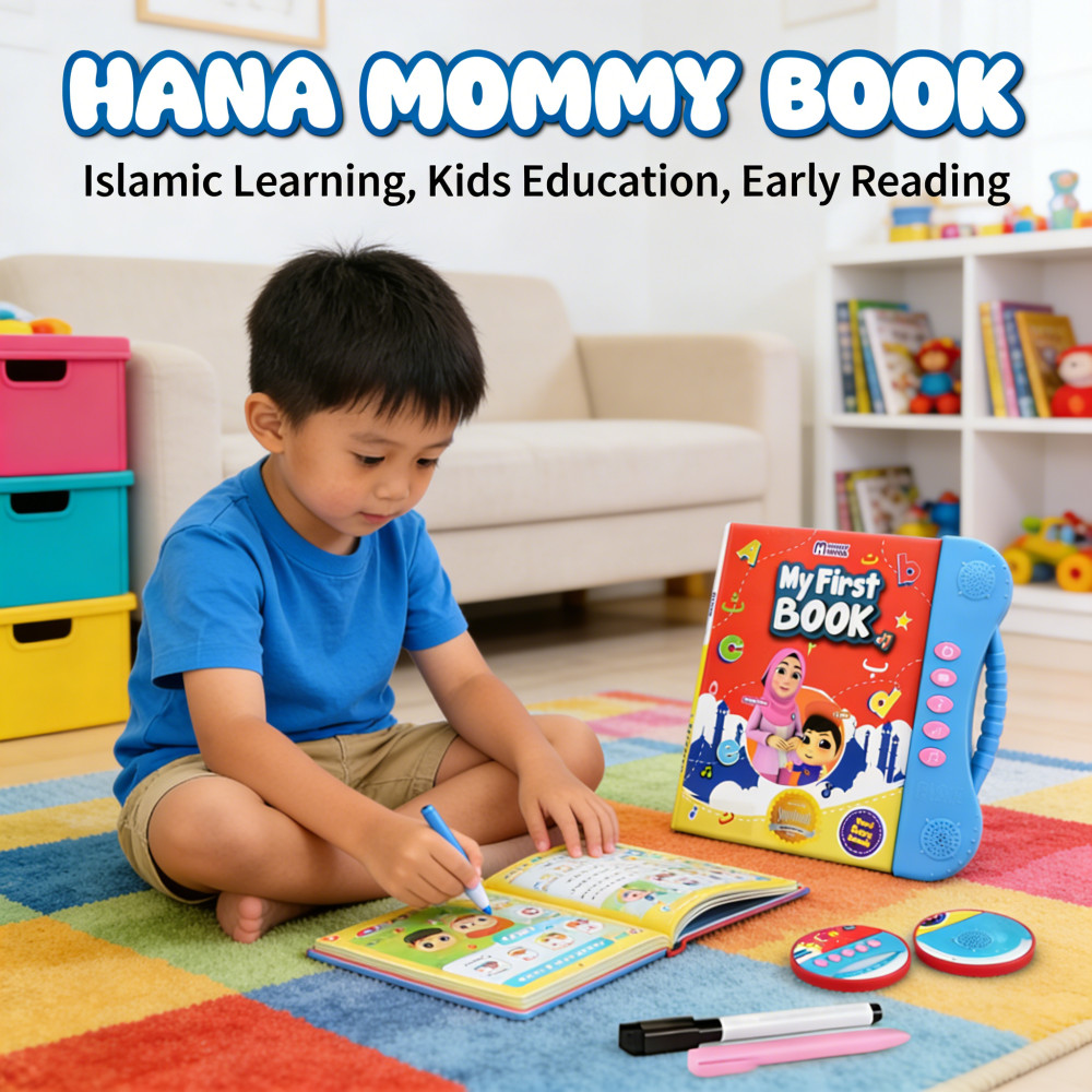 หนังสือเล่มแรกของฉัน MOMMY HANA BUKU KANAK KANAK BABY BOOK ISLAMIC EBOOK buku mommy Hana E BOOK Eboo