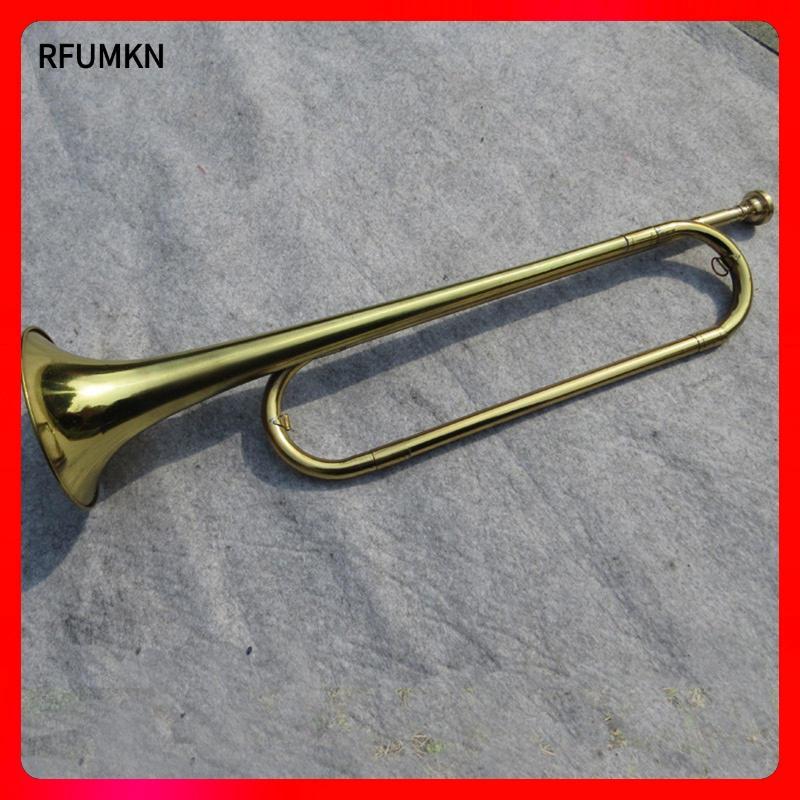 [rfumkn] C Flat Bugle Brass Bugle Trumpet Brass for Beginner Cavalry Children