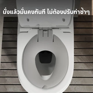 Oldlaiben ฝารองนั่งเด็กพับได้ สีสันสดใส พกพาสะดวก ใช้งานง่าย เหมาะสำหรับฝึกขับถ่าย สำหรับฝารองชักโครกเด็ก