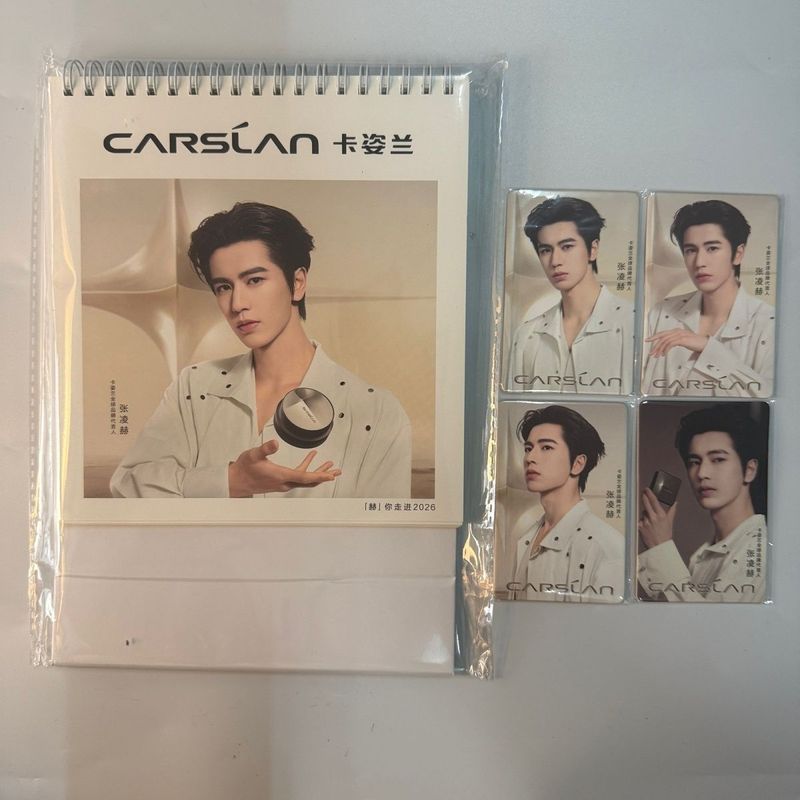 【พร้อมส่ง】belle x zhang linghe Zhang Linghe Kazilan 2026 สินค้า Photocard ปฏิทินตั้งโต๊ะ Zhang Lingh