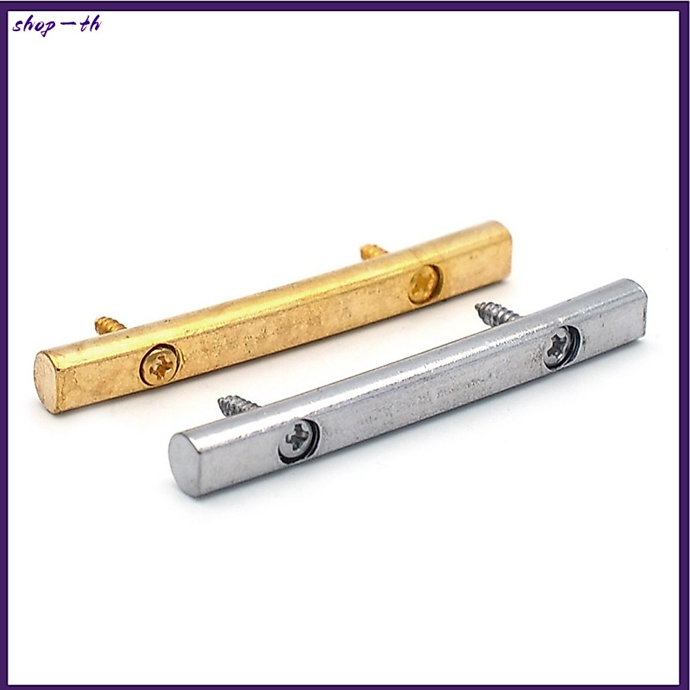[RDYSHOP] 48MM String Tension Bar Strings Retainer สําหรับกีตาร์ไฟฟ้า,Chrome,Black,Gold-[shop-th]