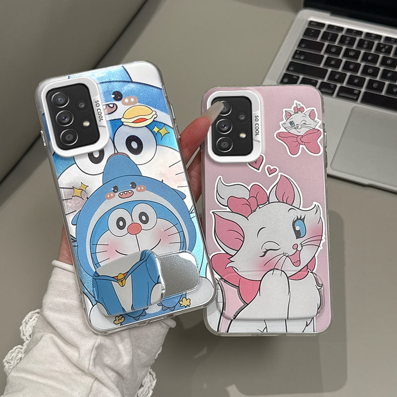 เคส Samsung a52 5G เคส Samsung a52s 5G เคสสีเงินเคสโทรศัพท์ป้องกันการตก bts