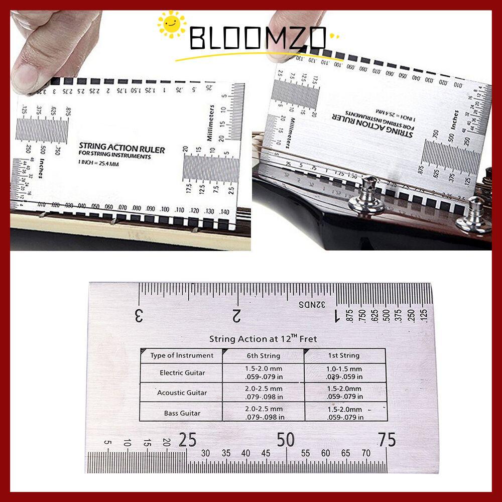 CODBLOOMZO วัด Luthier Pip Guide Setup การวัดความสูงของกีตาร์