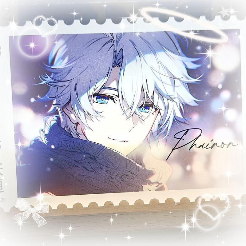 [Bota Shop] Collectible Starry Sky Train Beale Photocard อะนิเมะเกมของสะสมของขวัญที่ระลึก Photocard 
