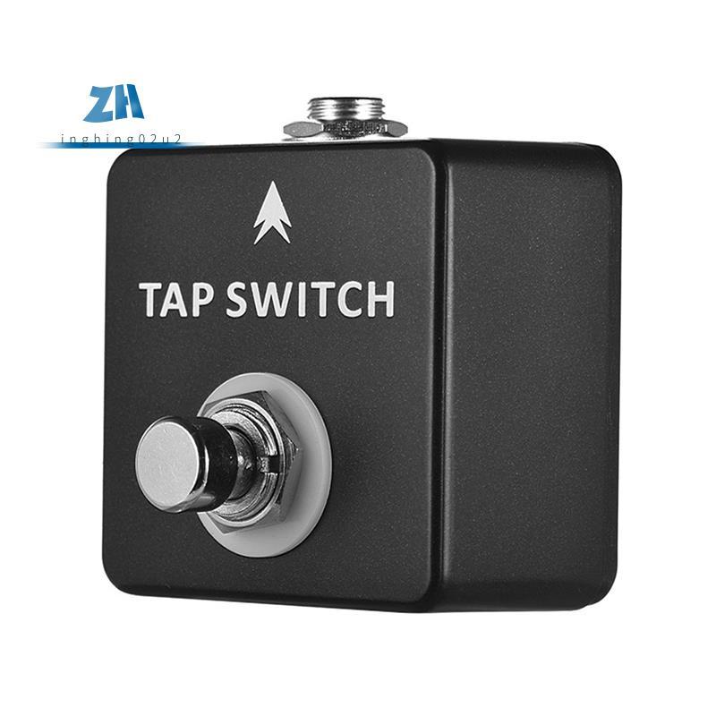 TAP Switch Tap Tempo Switch Pedal Full Metal Shell สําหรับกีตาร์อุปกรณ์เสริมกีตาร์