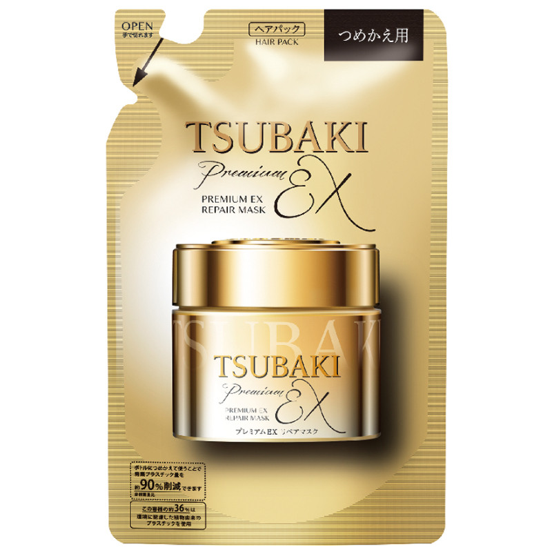 ซึบากิพรีเมียมอีเอ็กซ์รีแพร์มาส์กบำรุงผมชนิดเติม 150ก Tsubaki Premium EX Repair Hair Mask Refill 150g. [4550516485694 ]