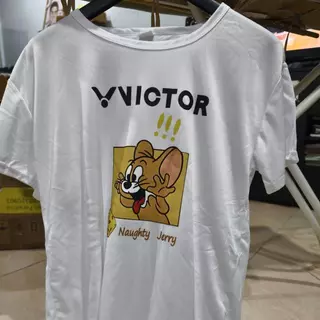 เสื้อวิคเตอร์ Tom & Jerry ผ้าระบายอากาศดี เสื้อทอมแอนด์เจอร์รี่ เสื้อแบด เสื้อกีฬา ส่งไวจากไทยไม่พอใจยินดีคืนเงิน