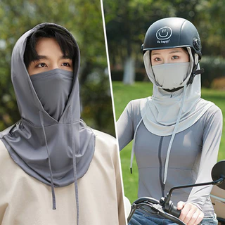 BLIVO ผ้าคลุมหน้ากันแดด หมวกกันแดด 360 Mask โม่ง สไตล์ถัก UPF50 ป้องกันรังสียูวี เหมาะสำหรับปั่นจักรยาน กีฬากลางแจ้ง