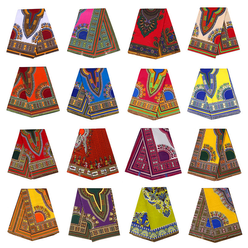 Cotton African WAX Cloth Africa Great Jokey JAVA WAX E-commerce พร้อมส่งหลากสี