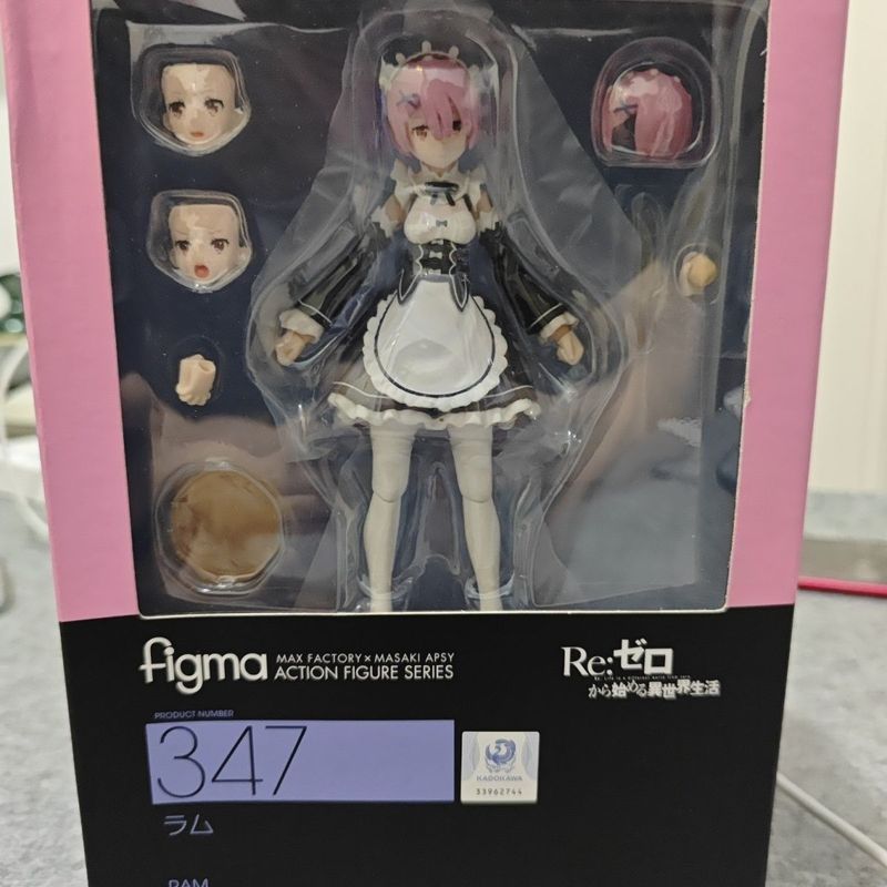 【พร้อมส่ง】re zero emilia rem figure ของแท้ figma Ram re0 Zero-Starting Life in Another World