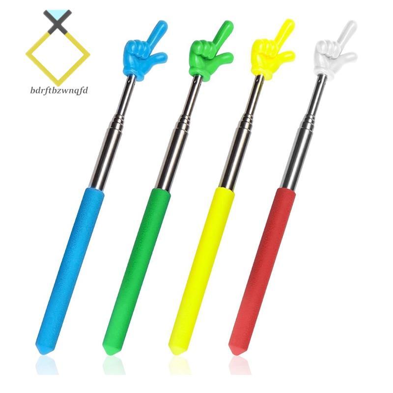 4 ชิ้นครู Pointer Stick Telescoping Hand Pointer Retractable Pointer Finger Reading Aid สําหรับ Pres