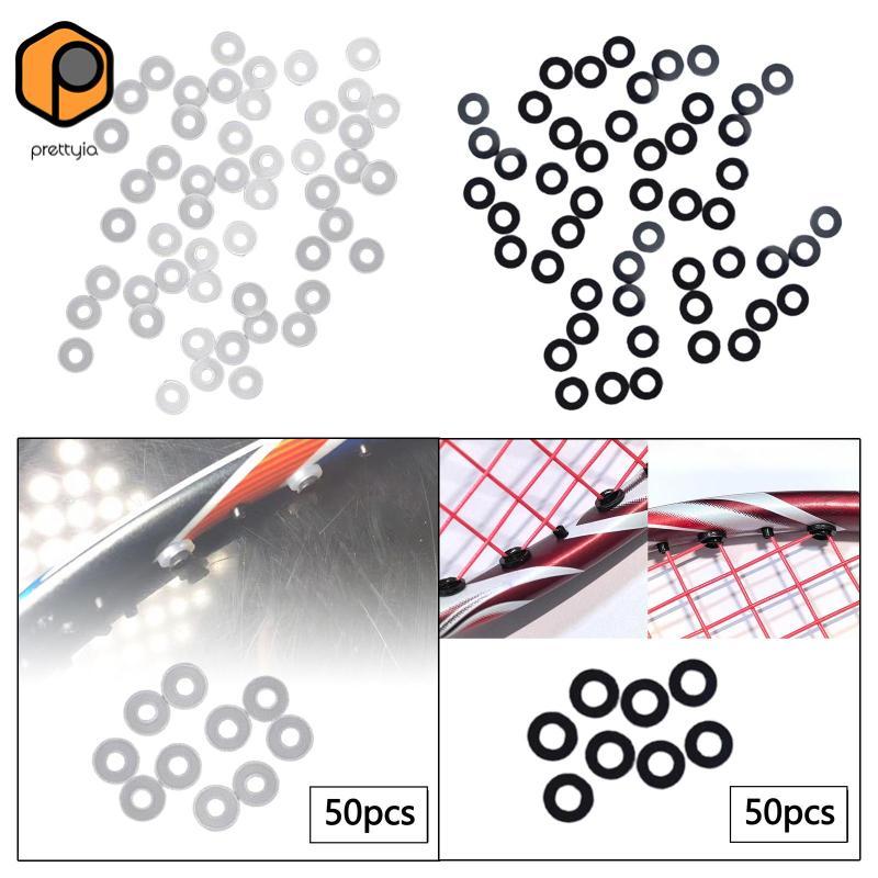 Prettyia ไม้แบดมินตัน Racquet Grommets ตาไก่ไนลอนทนทานอุปกรณ์เสริม Universal String Protectors สําหรับฝึกซ้อมกีฬา — صورة 5