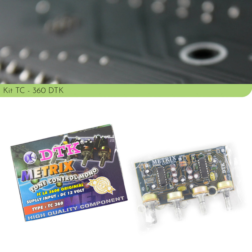 Mono Metrix IC LA 3600 TC360 TC 360 DTK Tone Control Assembly Kit