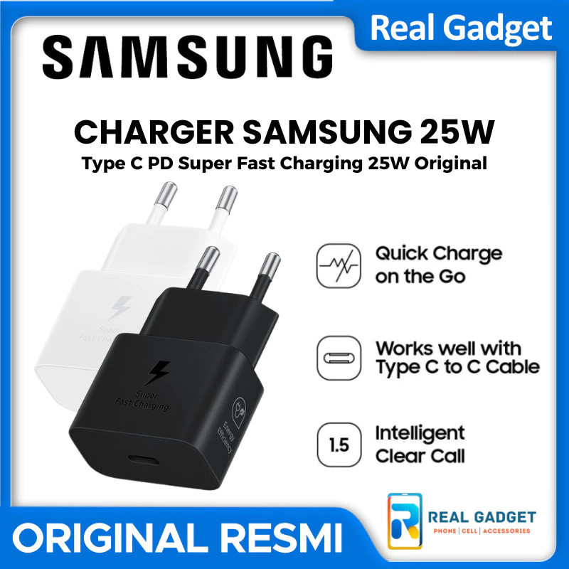 Samsung หัวชาร์จ PD 25W 45W Type C Super Fast Charging