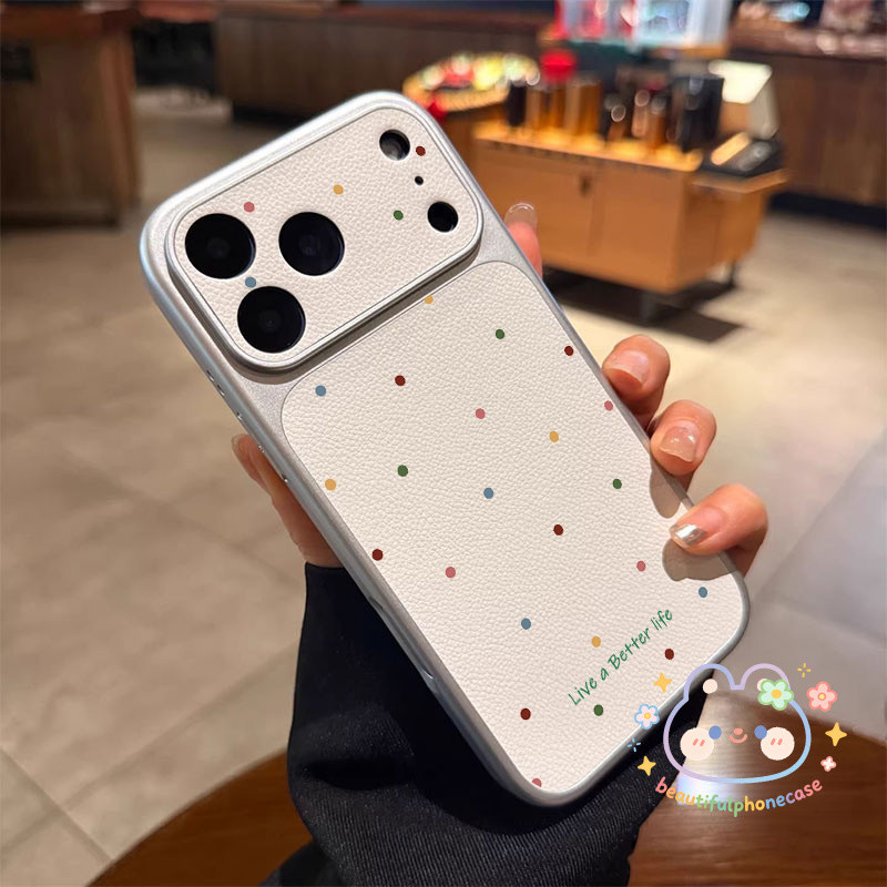 เคสโทรศัพท์มือถือ ลายจุดหลากสี สีสันสดใส ลายใหม่ล่าสุด iphone 11 12 13 14 15 16 17 PRO MAX PLUS AIR -ZRMBKP3