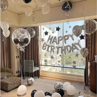16นิ้ว ลูกโป่งวันเกิด ฟอยล์HAPPYBIRTHDAY(13ตัวอักษร)วันเกิดตัวอักษรHBDลูกโป่งฟอยล์ลายตัวอักษร*แถมหลอดเป่า +ริบบิ้น5เมตร*