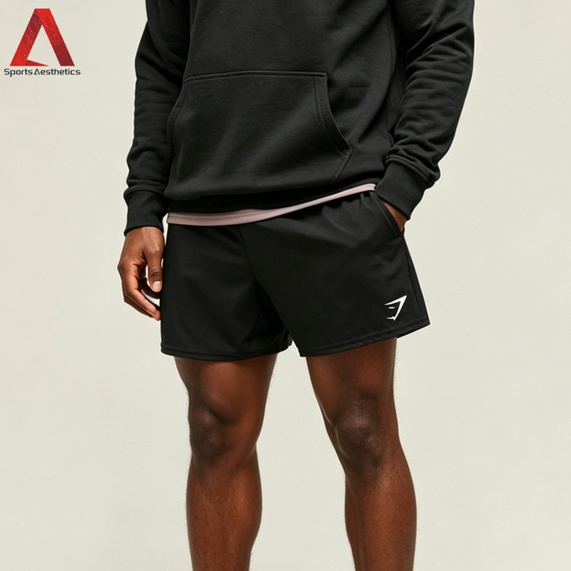 GYM Mens Quick-Dry Sports & Casual Shorts Elastic สบาย Breathable สําหรับวิ่งออกกําลังกายการฝึกอบรม