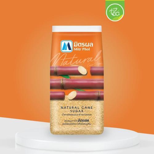 น้ำตาลทรายแดง มิตรผล ขนาด 500 กรัม น้ำตาลอ้อยธรรมชาติ น้ำตาลทราย Brown Sugar สำหรับเครื่องดื่ม ชา กาแฟ เบเกอรี่