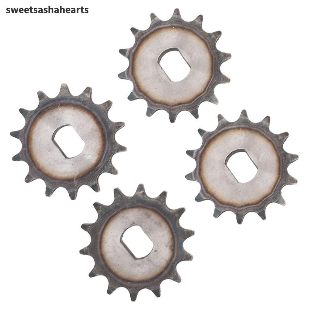 SWEE 4 ชิ้นไฟฟ้าสกู๊ตเตอร์เฟือง, H หลุม 428 14T เฟืองโซ่, Dueable เหล็ก 12x17 มิลลิเมตร Pinion เกียร