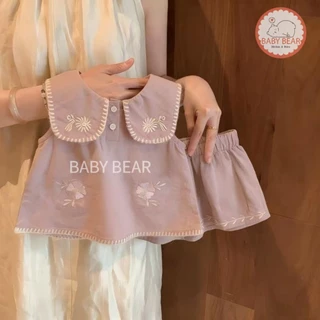 ใหม่ ชุดเด็กหญิงแฟชั่น ชุดเซ็ตเด็กหญิงน่ารัก Summer Collection สไตล์เกาหลีมินิมอล