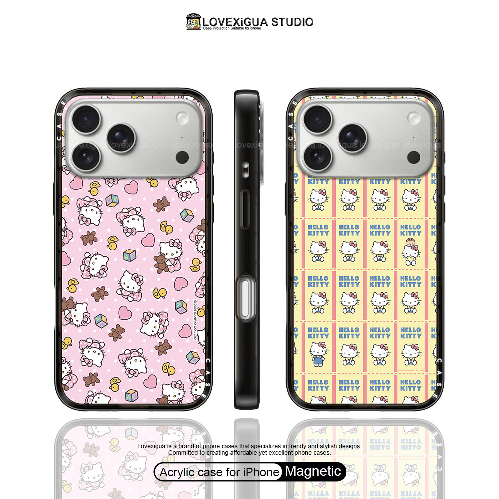 น่ารักสีชมพูหมีแมวไดอารี่แม่เหล็กขนาดกะทัดรัดเคสโทรศัพท์สําหรับiPhone 17Pro Max 17 Air 16 Plus 15 14 13 Pro Maxกรณีกันกระแทกป้องกันปกหลัง