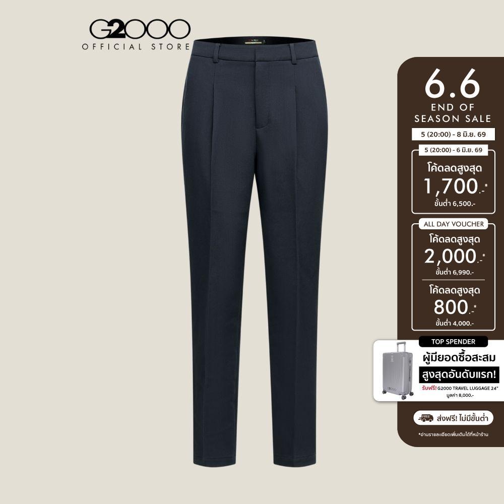 G2000 กางเกงขายาวสำหรับผู้หญิง Tapered Fit ทรง Tapered Fit รุ่น 5126231579 สีกรมท่า