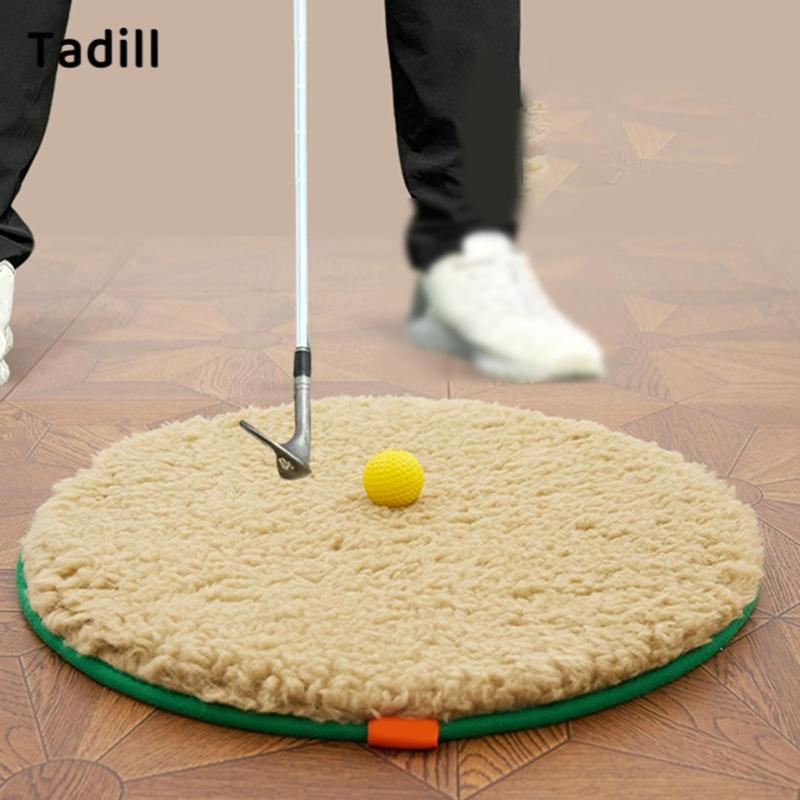 Tadill Golf Chipping Skills Training Mat พรีเมี่ยม Bunker Practice Mat พร้อมลูกบอลสําหรับ Backyard Garage — صورة 8
