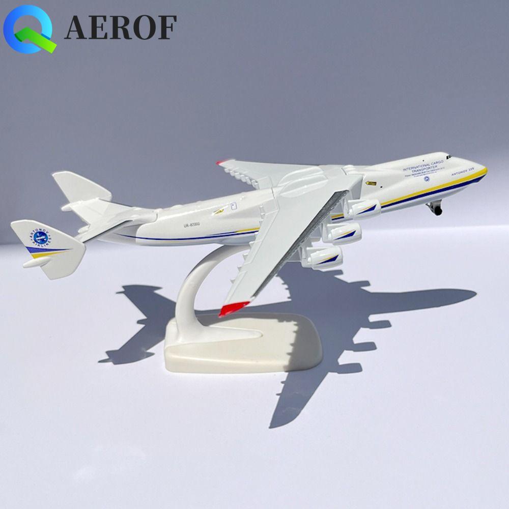 AEROF AN225 เครื่องบินรุ่น,โลหะจําลอง Antonov an-225,ตกแต่ง Miya 20 ซม.เครื่องบินDiecastรุ่นของเล่นเ