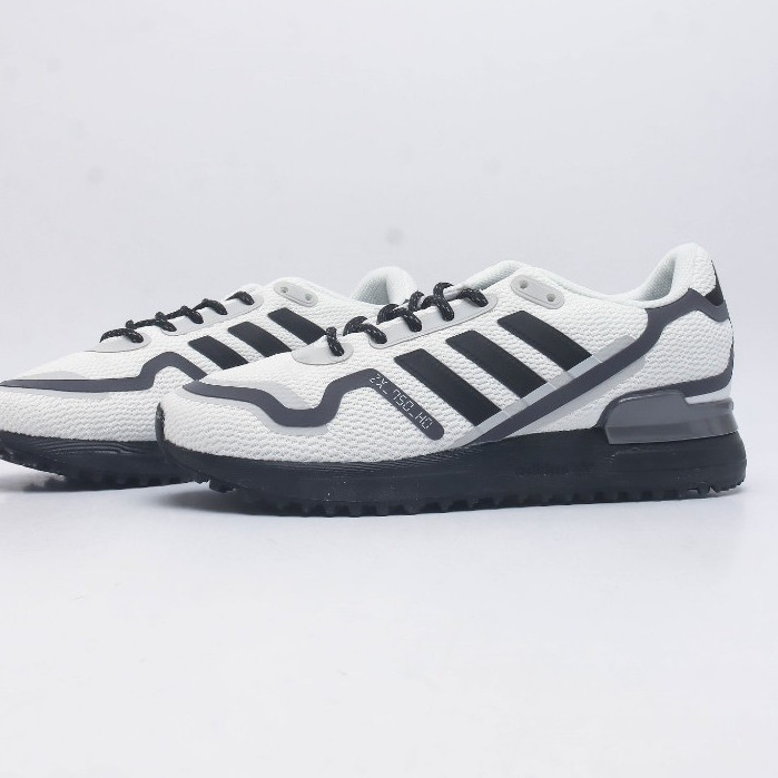 Adidas ZX 750 HD รองเท้ากีฬาและสันทนาการสีดําและสีขาว R1OS